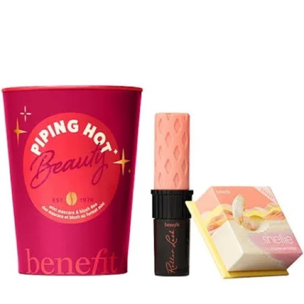 Benefit Cosmetics Piping Hot Beauty Mini Mascara & Blush Duo
